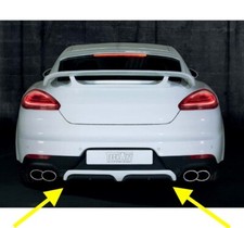 FOR 14-17 PORSCHE PANAMERA 970 FACELIFT - TECHART - REAR SPOILER DIFFUSER ADD-ON
