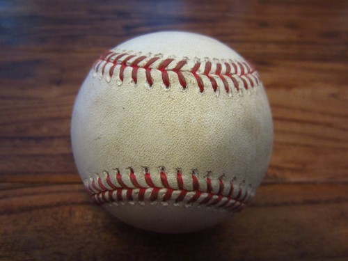 Astros vs Indians Game Used Baseball 7/21/2021 McCullers to Franmil Reyes Hit F - Picture 4 of 5