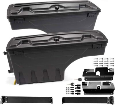 Fit For Nissan Frontier 2005-2019 Lockable Storage Box Case Truck