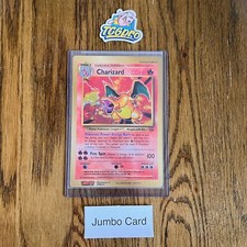 Jumbo Charizard 4/102  Rare -  90's CoroCoro Promo - Pokemon Base Set Charizard