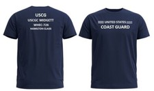 USCGC MIDGETT WHEC-726 * HAMILTON CLASS *2-SIDED PERFORMANCE POLYESTER SHIRT