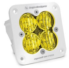 Baja Designs Squadron Pro Flush Mount White Amber LED Wide Cornering Light Pod