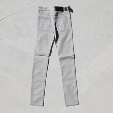 Cheap Monday Skinny Jeans Mens Size 25" Disco Silver Long Pants Denim Skull