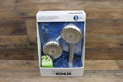 KOHLER Awaken R28159-G-BN 2-in-1 Multifunction Shower Combo Kit, Brushed Nickel