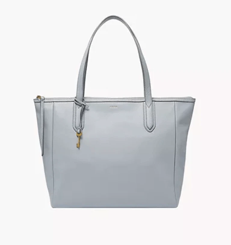 Fossil NIB Sydney Tote Smokey Blue Tote Shoulder Bag Purse MSRP 280 SOLD OUT