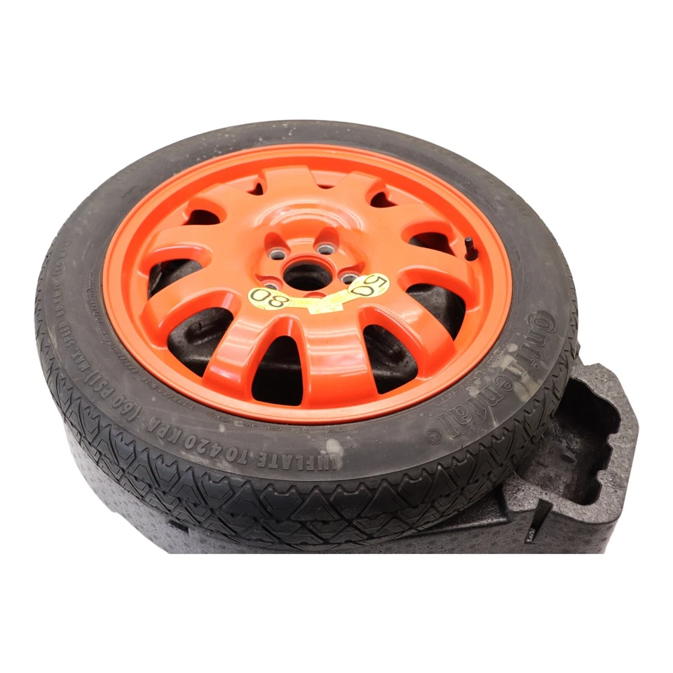 Jaguar XJ X351 2010-2015 rueda de repuesto neumático donut gato y herramientas rojo 18" #B-3-2 Foto 2 de 4