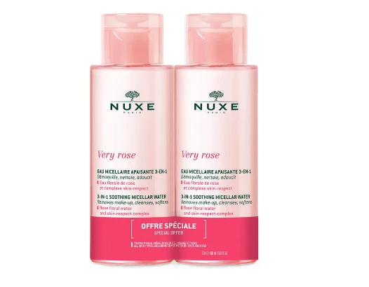 Nuxe Very rose Soothing Micellar Water DUO 2x400ml