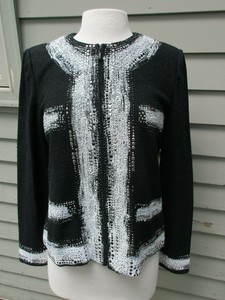 dressy silver cardigan sweater