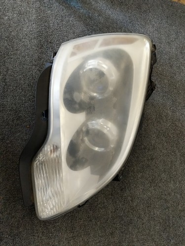 2007 GMC ACADIA PASSENGER SIDE HEADLIGHT LENS FADED C-PICS RH - Picture 3 of 9