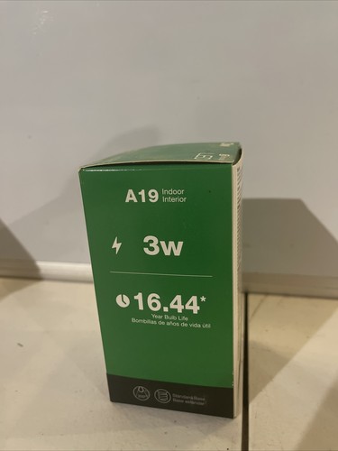 UTILITECH 40-WATT EQ GREEN LIGHT BULB 3W LED 1 Bulb Brand New B2 - Picture 3 of 4