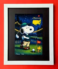 AIDAN FLUX | Hand Signed Original Print Framed LtdED of 69 COA SNOOPY MASTERS