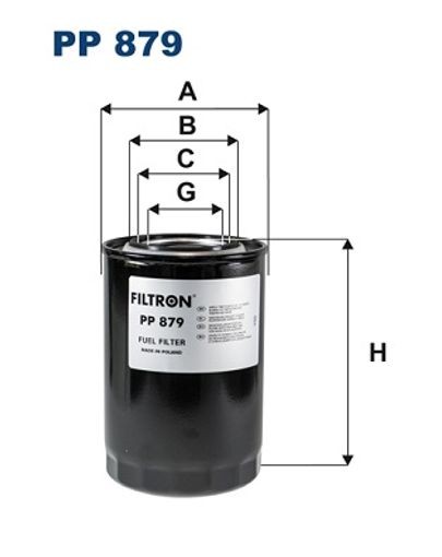 2x ✅Fits FILTRON PP 879 FUEL FILTER  ⭐UK Seller⭐