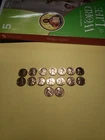 lot of wheat pennys from 1916 to 1957