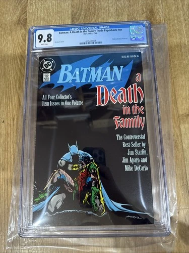 BATMAN: A DEATH IN THE FAMILY #nn NM+ CGC 9.8 1988 TRADE PAPERBACK Graded Comic