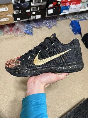 Size 11 - TRIED ON Nike Kobe 10 Elite Low Christmas Sneakers Black