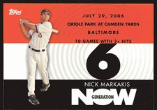 2007 Topps #GN355 Nick Markakis Generation Now