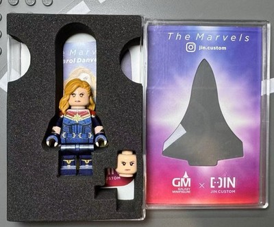 Jin Custom X GM Minifigure Captain Marvel (Limited to 19 metallic color)