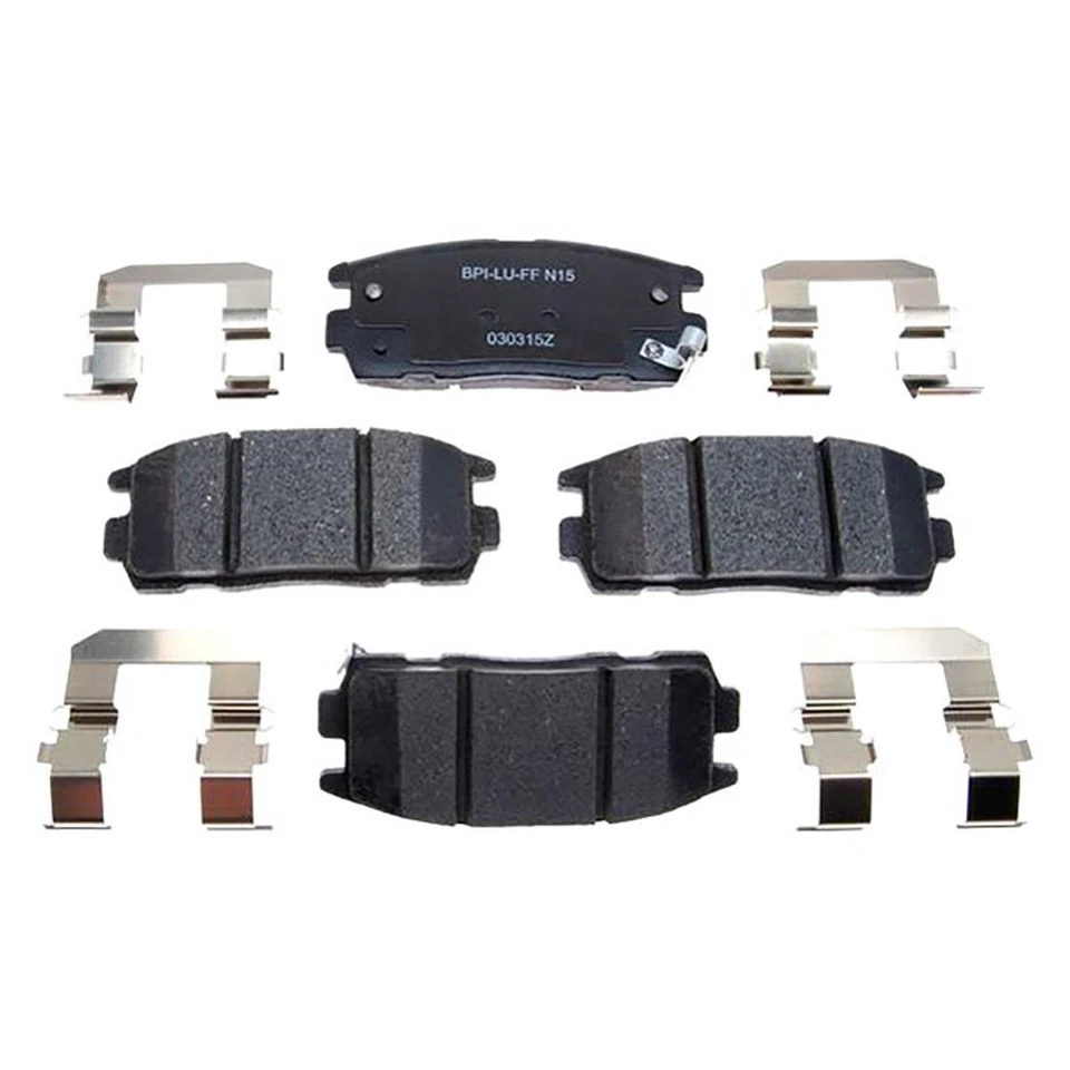 Pastilhas de freio de cerâmica rotores de freio dianteiro traseiro Chevrolet Captiva Sport 2012-2015 - Imagem 3 de 4