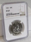 1961 PROOF FRANKLIN HALF DOLLAR 50C graded by NGC PF 67 (35-008)