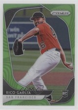 2020 Panini Prizm Tier II Lime Green Prizm 97/125 Rico Garcia #156 0a4s