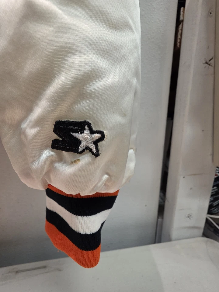 RARE Vintage Starter Philadelphia Flyers White Satin Jacket - Image 3 of 4