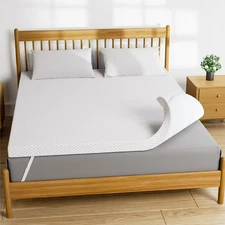 PERLESMITH 3" Memory Foam Mattress Topper, King