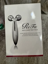 MTG ReFa CARAT Ray Face Authentic Platinum Beauty Face Roller New in Box