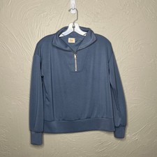 Elie Tahari quarter zip sweater womens size small