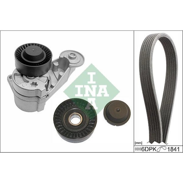 Ina 529 0480 10 Keilrippenriemensatz FüR Volvo S60 V70 XC70 285 384 295-image