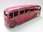 DINKY TOYS #29g vintage LUXURY COACH BUS maroon + cream @1951 *VGC*