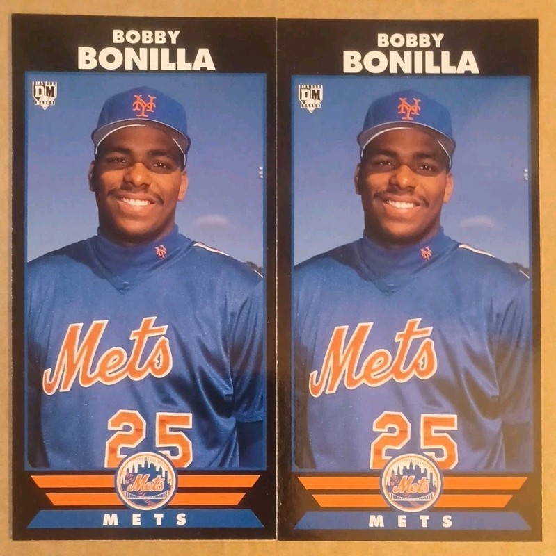 1993 DIAMOND MARKS NO# NEW YORK METS BOBBY BONILLA [2] NM/MT 03364