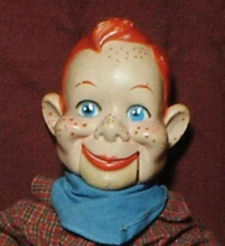 Old Creepy Howdy Doody Ventriloquist dummy ,doll, puppet, 30 "