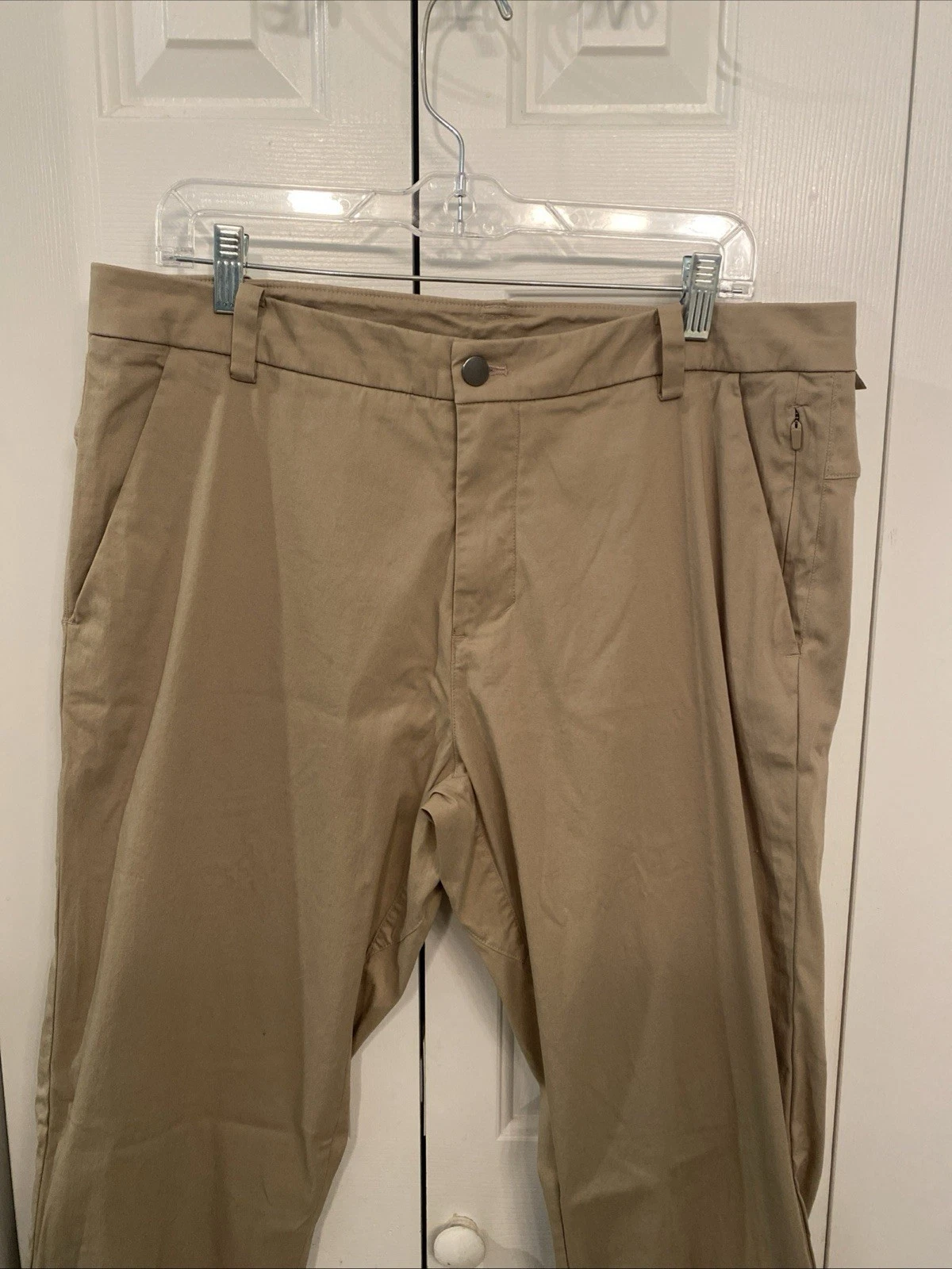 Lululemon Pants - Mens- Chino ABC Slim Fit Warpstreme Stretch 32x42 Beige