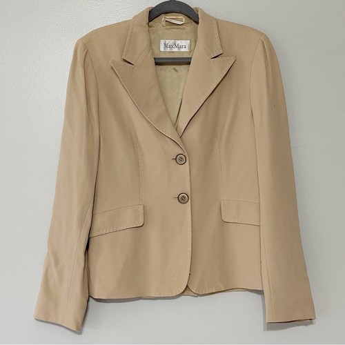Max Mara, Giacca blazer lana MaxMara vintage taglia 12