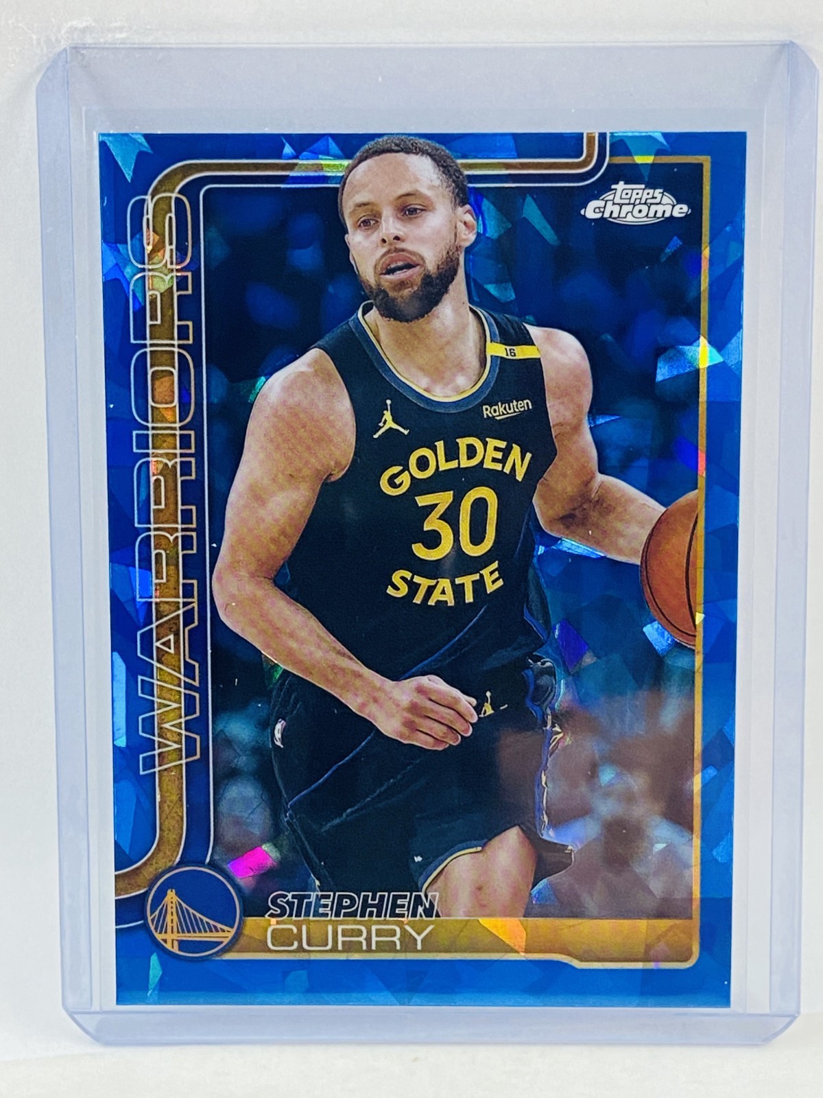 2025-26 Topps Chrome Sapphire Stephen Curry 201