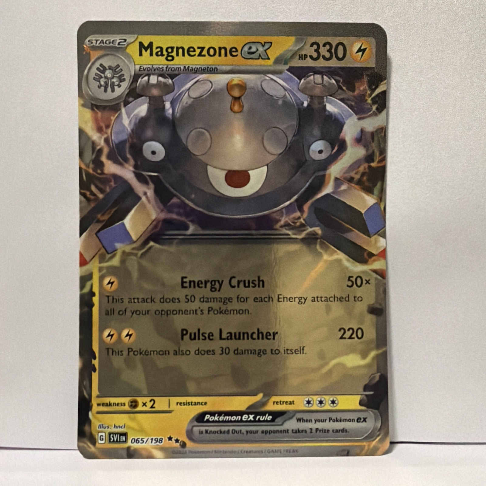 Magnezone ex 065/198 Double Rare Scarlet & Violet Pokemon Holo Near Mint
