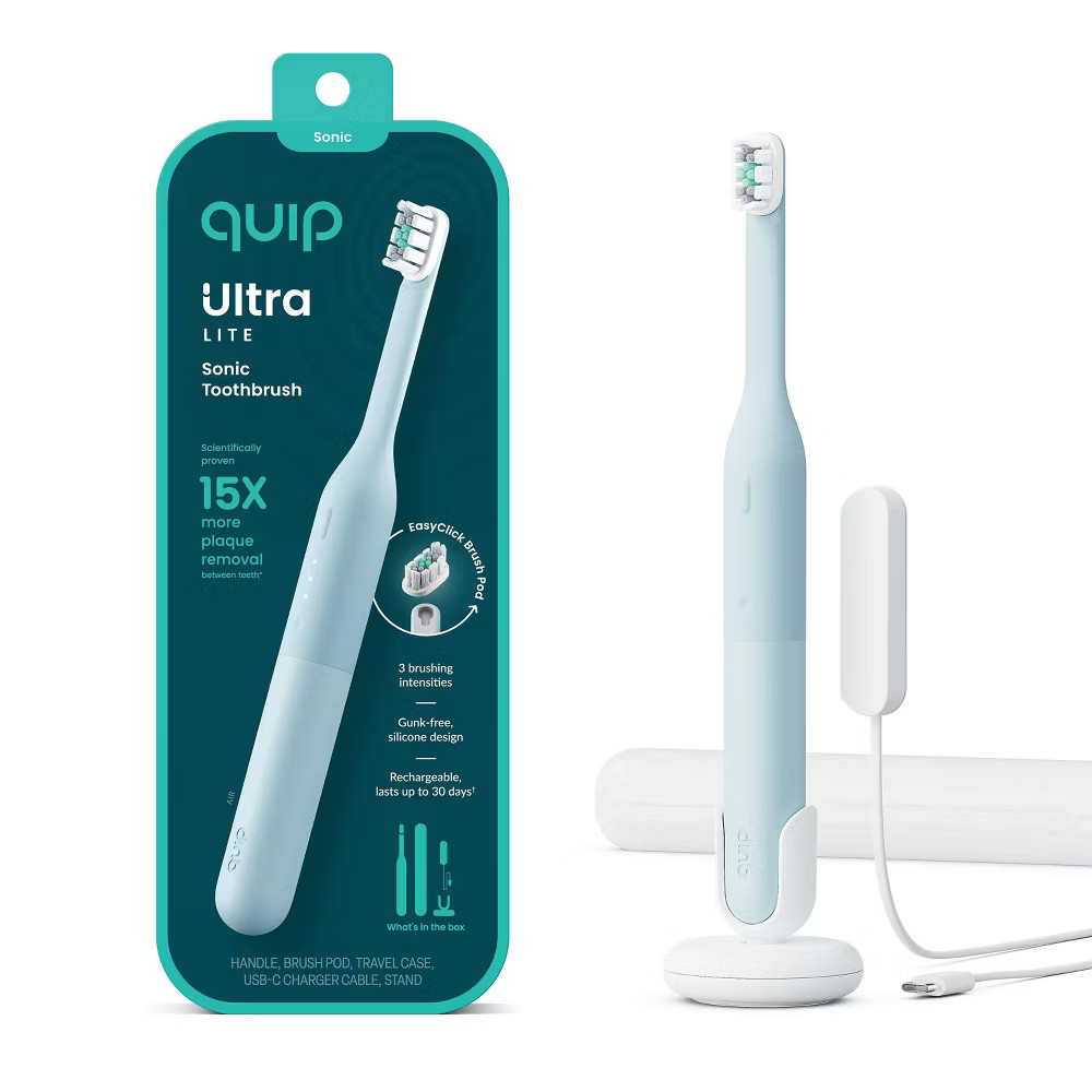 Quip Ultra Lite Sonic Rechargeable Toothbrush - Air