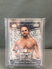 2021 UD Spectrum AEW #DBR-2 Adam Page Diamond Battle Royale Relics #/25