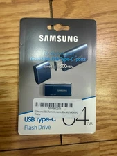 OEM SAMSUNG Type-C™ USB Flash Drive, 64GB, Transfers 4GB Files in 15 Blue