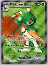 POKEMON PERFECT ORDER DECIDUEYE EX 100/088 ULTRA RARE HOLO NM