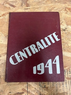 1944 CENTRAL HIGH SCHOOL 'CENTRALITE' YEARBOOK DETROIT, MICHIGAN