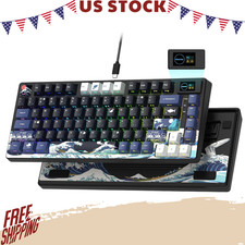 NEW SK80 75% Mechanical Gaming Keyboard RGB Hot Swappable Black