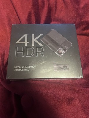 70mai 4K HDR Dash Camera Set A810 Model A810-2 Dash Cam High Resolution