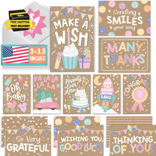 Assorted Cards with Envelopes All Occasion - 54 Bulk Greeting Cards for All Occa