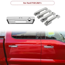 Exterior Door Handle /Tailgate Handle Decor Cover Trim For Ford F150 2021+Chrome