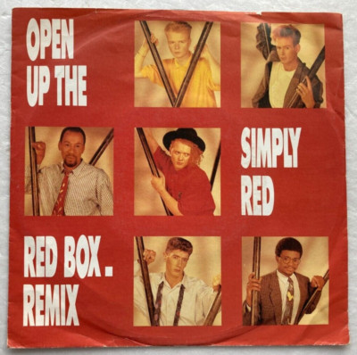 Simply Red - Open up the red Box - 7'' near mint
