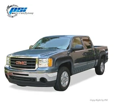 Textured OE Style Fender Flares Fits GMC Sierra 1500 2007-2013 5.8 Ft Bed Only