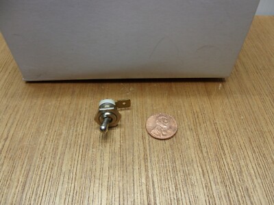 Miniature On/Off Toggle Switch 8MM Panel Hole Mount Stainless Steel ...