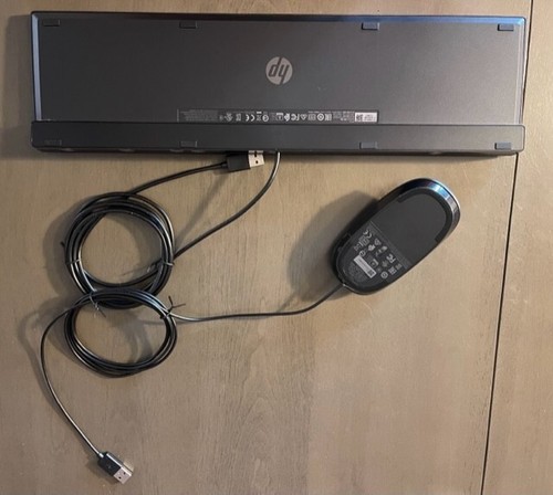 HP USB Keyboard & USB Mouse ACCY KIT 928923-DB1 Black Cheddar Wired USB TPC-P001 - Picture 5 of 7