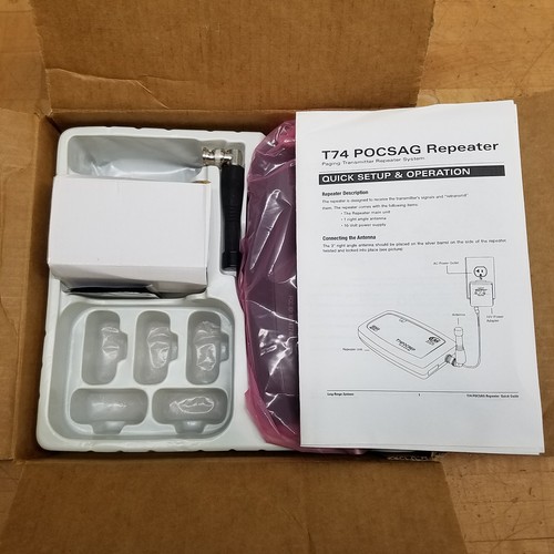 Long Range Systems (LSR) Paging Transmitter Repeater System TX-74POCREP T74POCREP - Bild 6 von 7